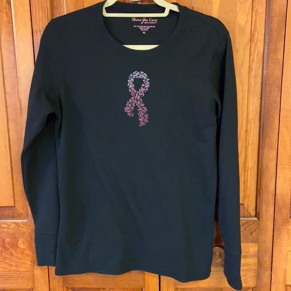 Share the Care Sport Longsleeve Crew Neck Tee XL